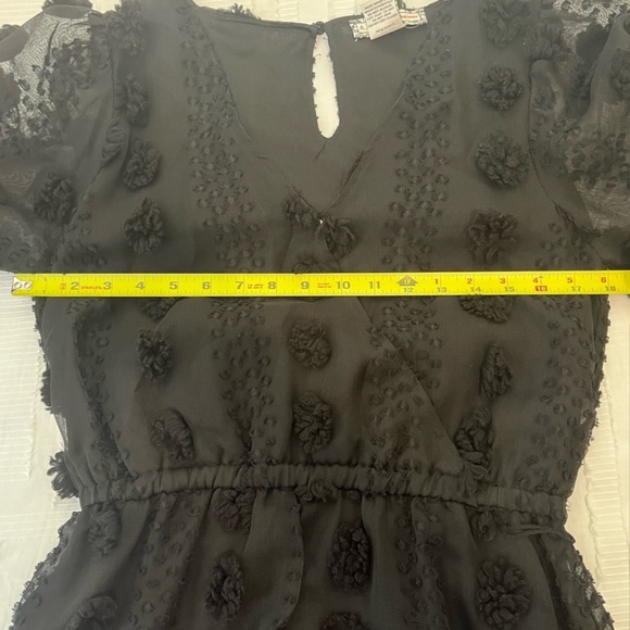 Black Pom Pom boutique Romper by flying tomato - Picture 9 of 10